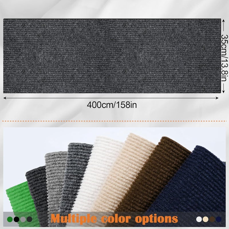Inchoco Cat Scratch Furniture Protector - 158" x 13.8" Trimmable Self-Adhesive Cats Claws Scratch Pads, DIY Cat Climbing Couch Protector for Scratch Post Cat Tree Replacement Indoor (Dark Gray) - Image 2